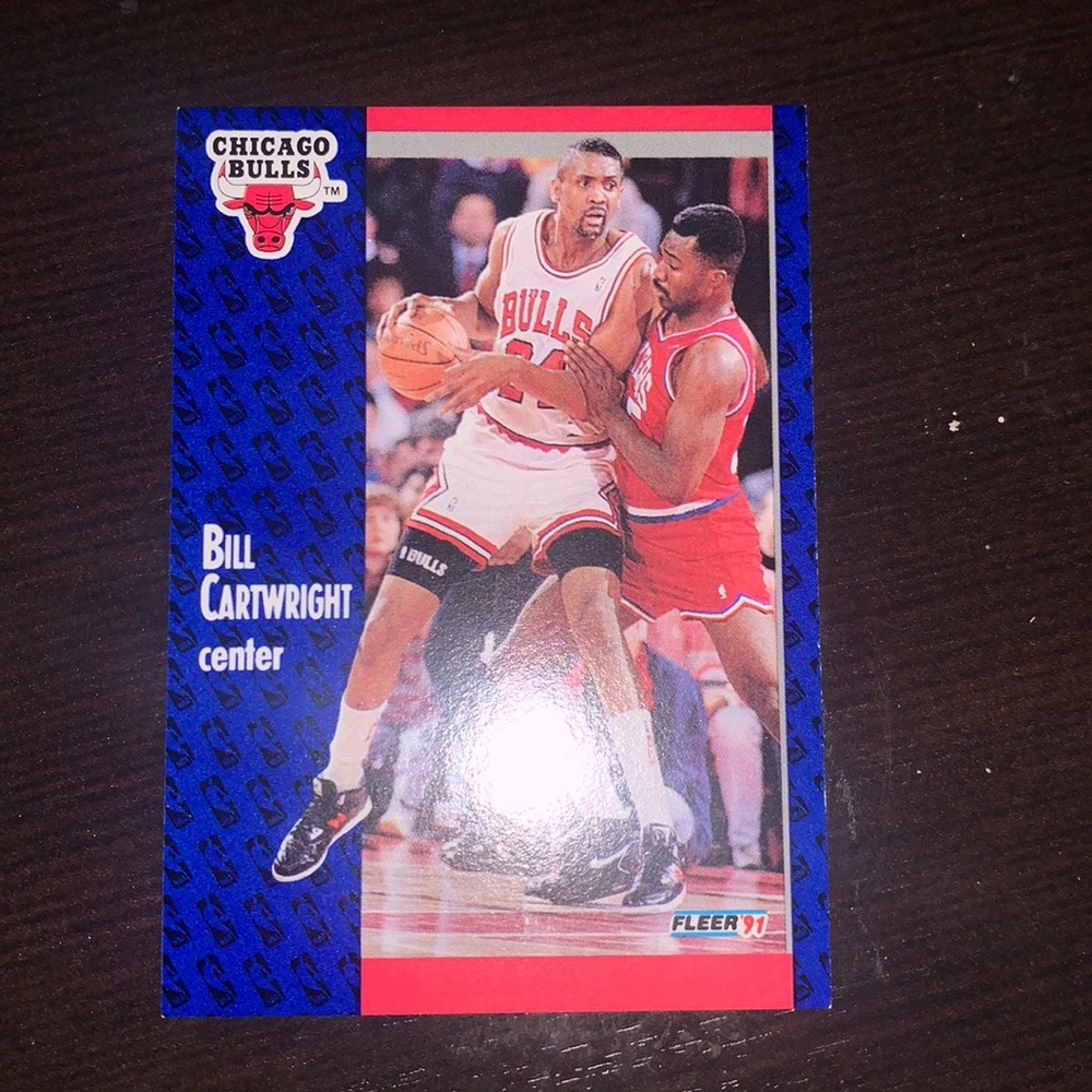 Bill Cartwright Fleer 91 Card